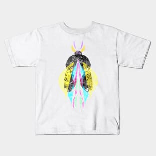 Insect fossil colorful design or beetles fossil Kids T-Shirt